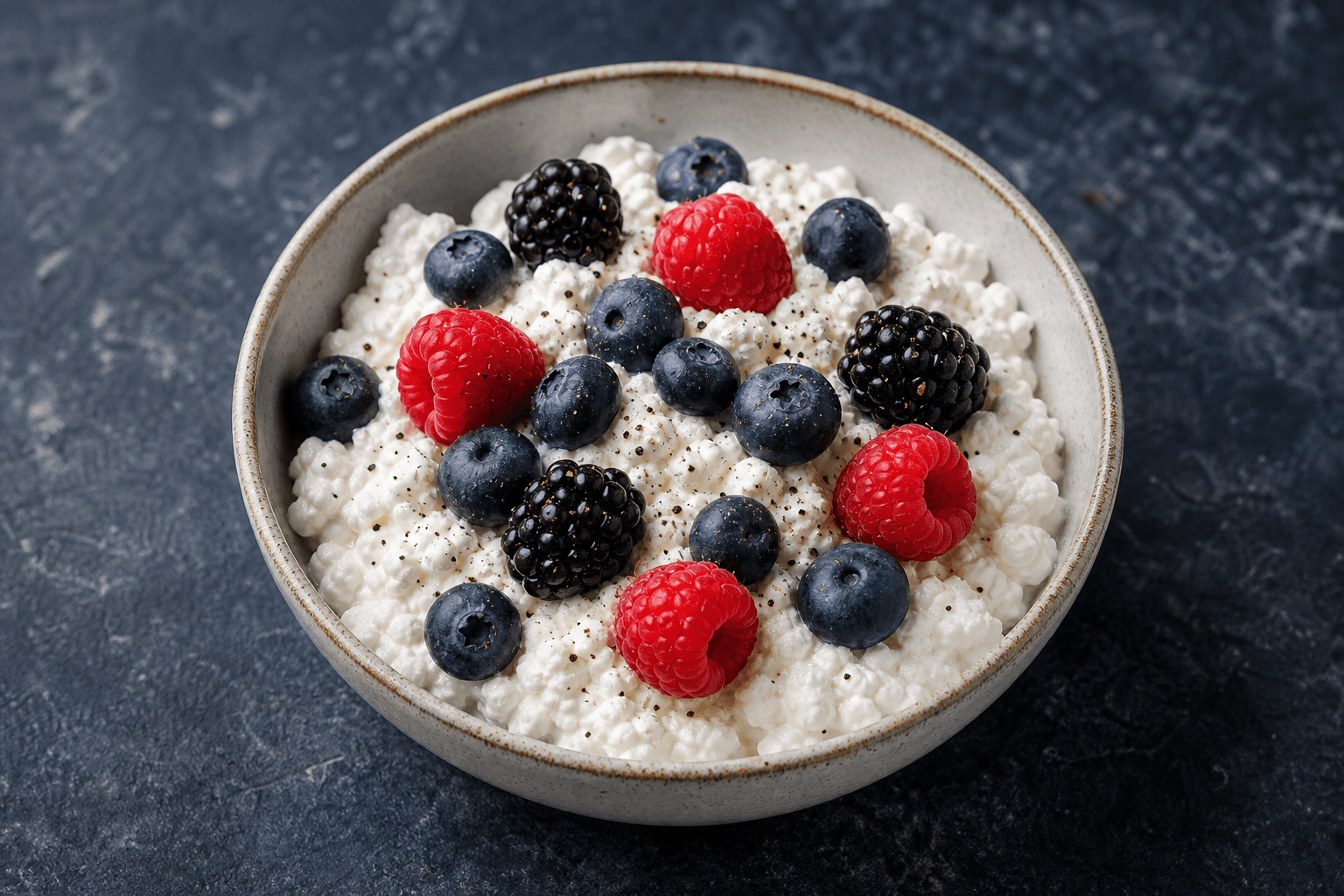 Cottage Cheese Cup, prepared and ready to serve